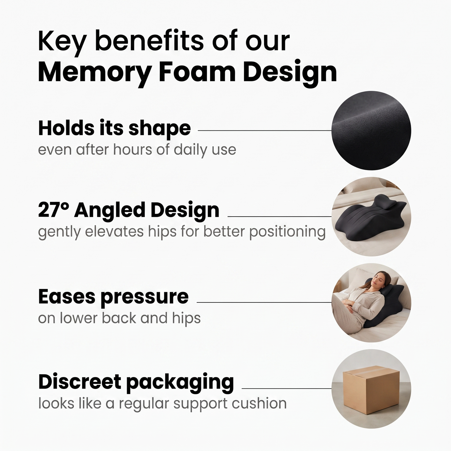 Waterproof Intimacy Support Pillow - Comfort for Every Position