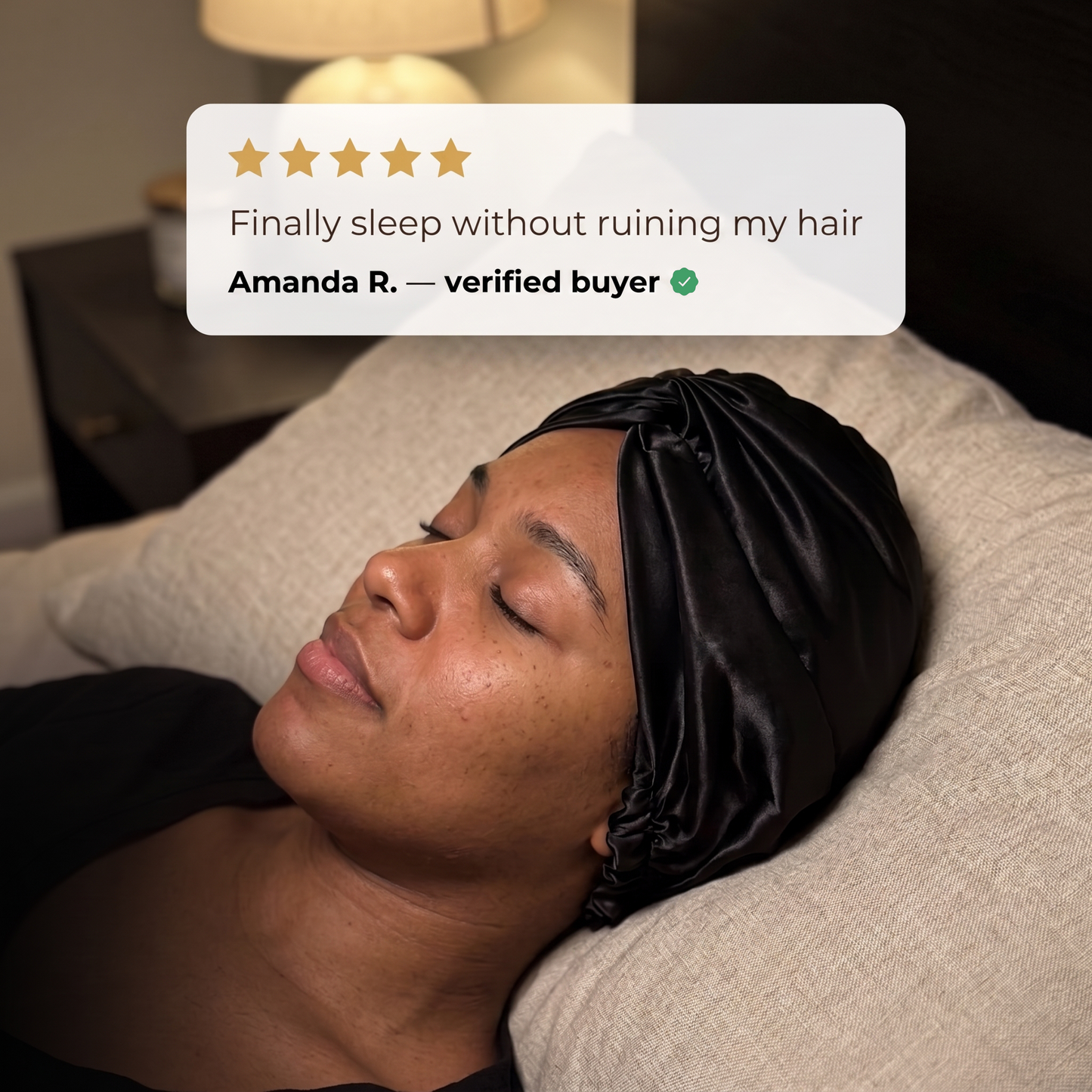Silk Bonnet – Anti-Frizz Hair Protection & 100% Mulberry Silk
