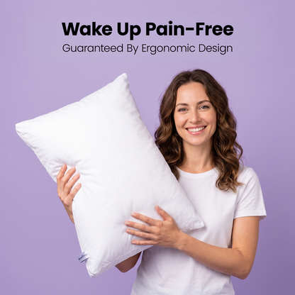 Dual Pillow - 2-in-1 Firm Support & Cloud-Soft Comfort