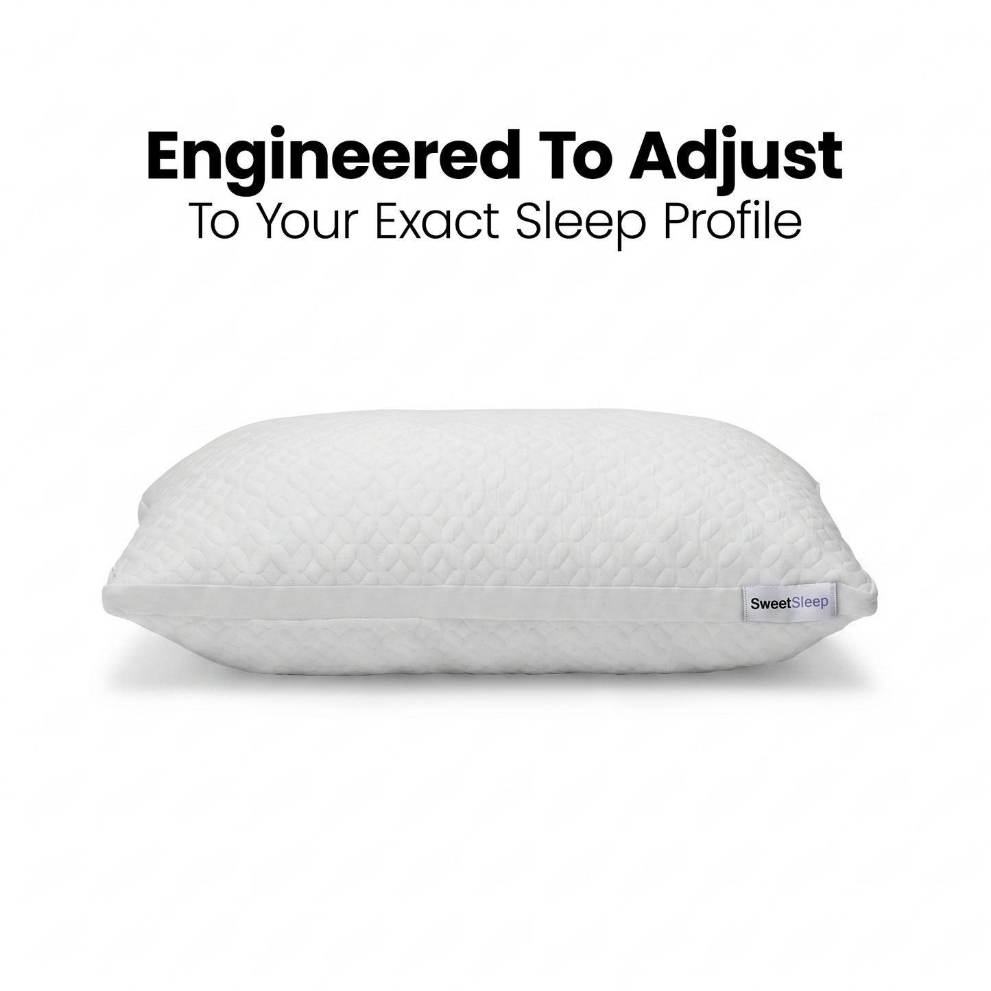 Adjustable Pillow - Set Your Perfect Height & Firmness