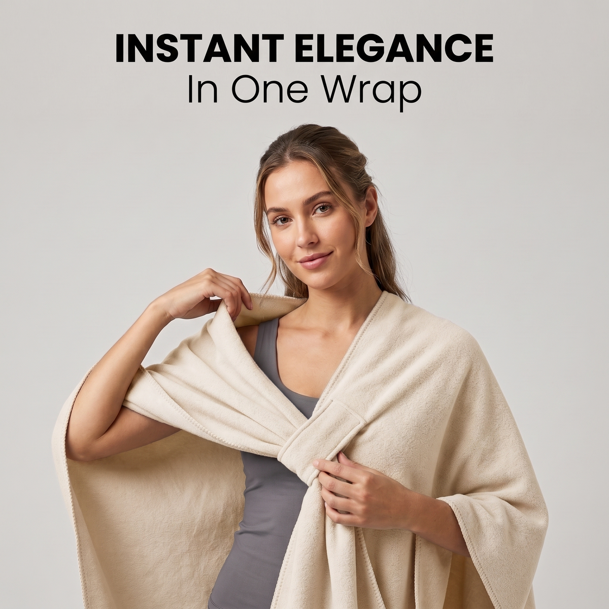 The Fleece Drape Shawl