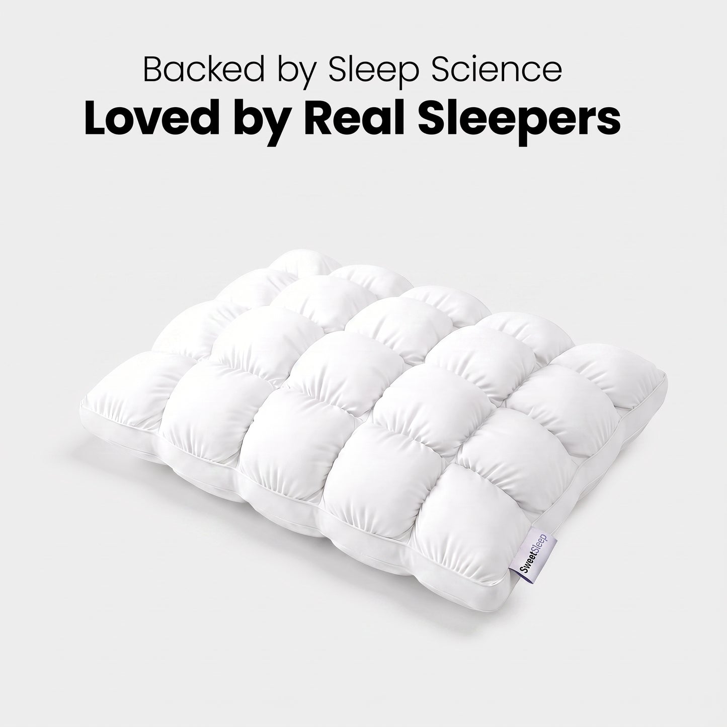 Puff Pillow - Cloud-Soft, Cool-Touch Quilted Pillow