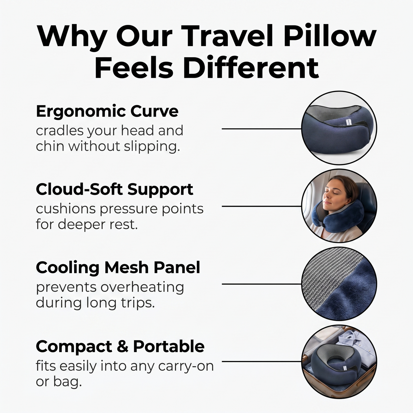 Travel Neck Support Pillow