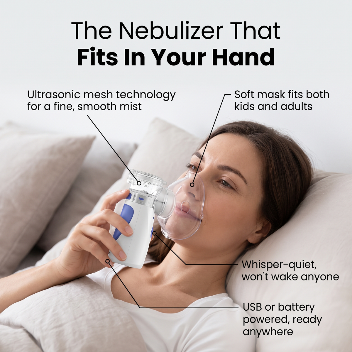 Portable Ultrasonic Mesh Nebulizer