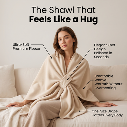 The Fleece Drape Shawl