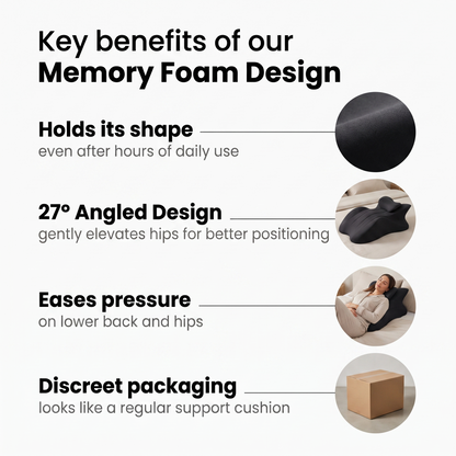 Waterproof Intimacy Support Pillow - Comfort for Every Position