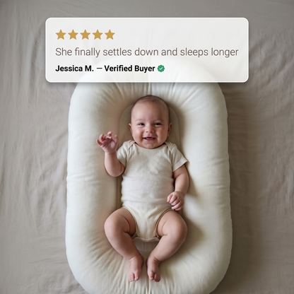 Little Manta Pastel Baby Lounger Nest