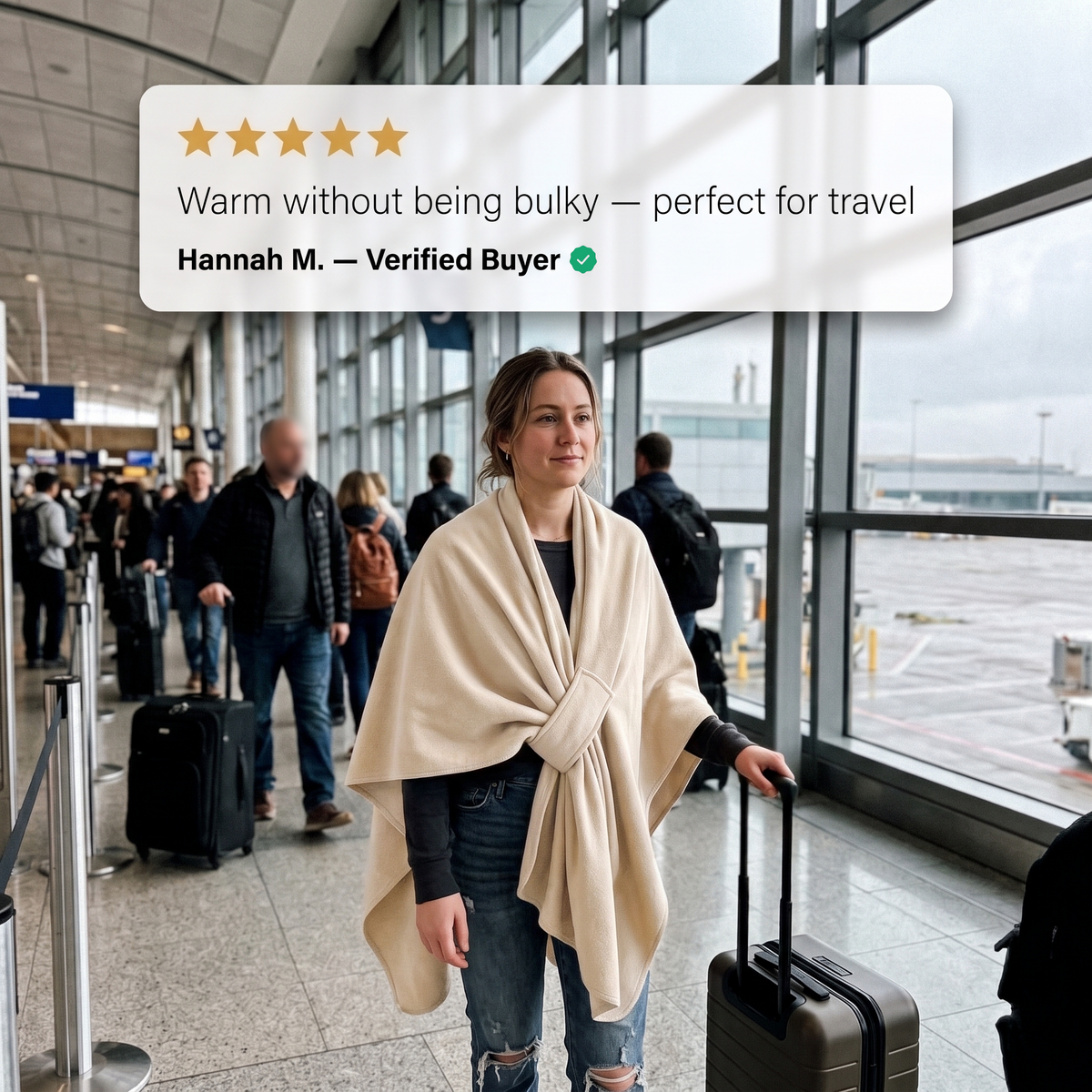 The Fleece Drape Shawl
