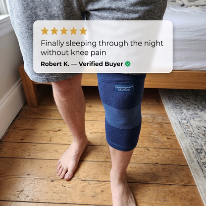 Premium Bamboo Knee Sleeve (Single)