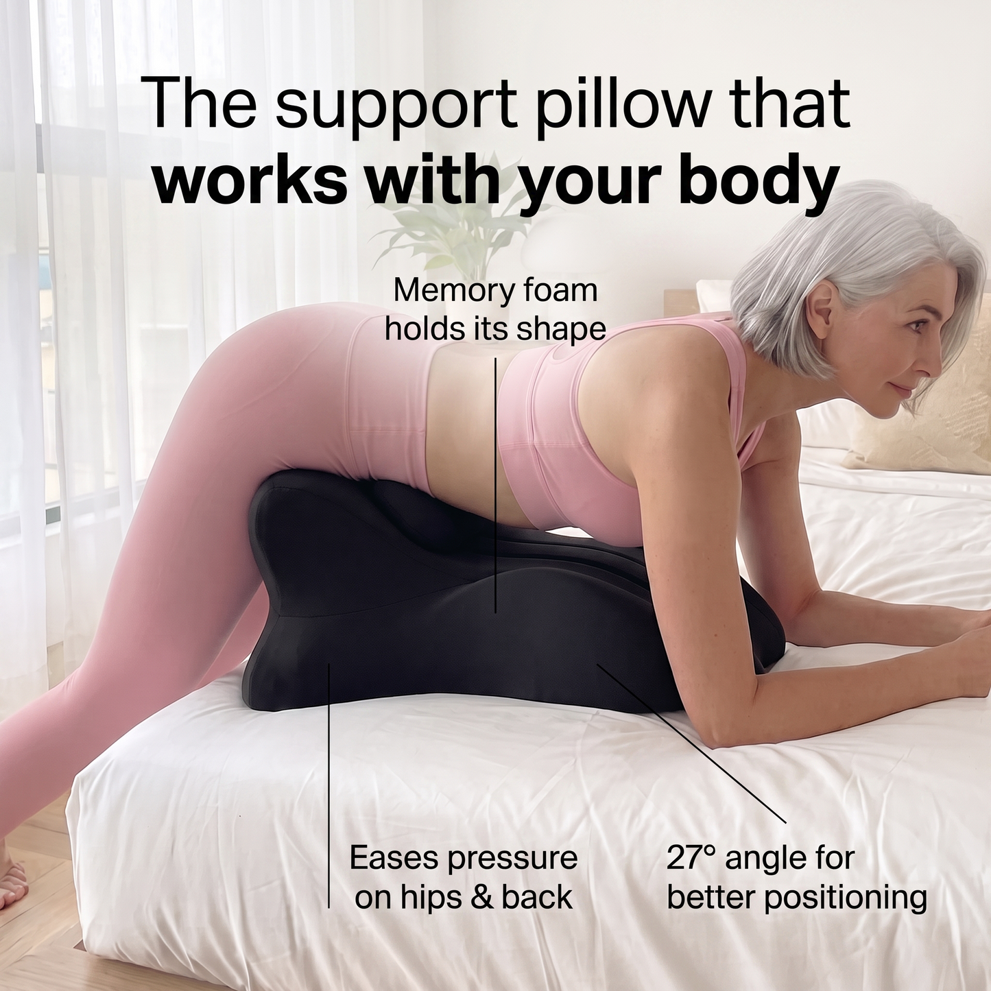 Waterproof Intimacy Support Pillow - Comfort for Every Position
