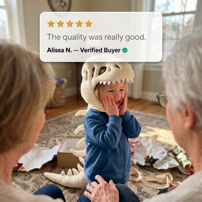 Little Manta Dino Plush Hoodie
