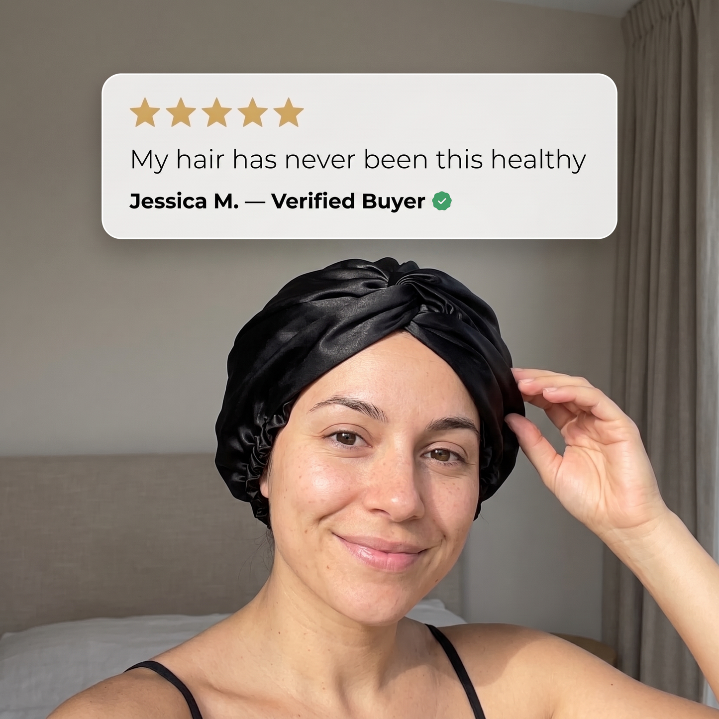 Silk Bonnet – Anti-Frizz Hair Protection & 100% Mulberry Silk