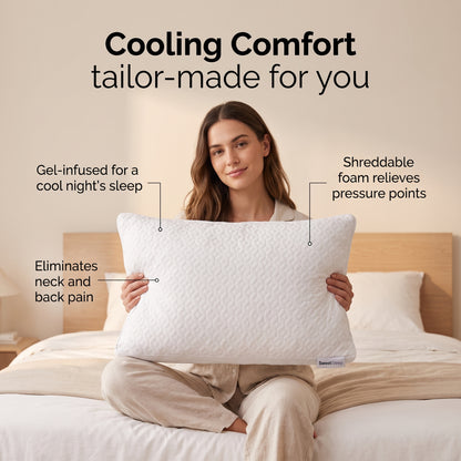 Adjustable Pillow - Set Your Perfect Height & Firmness