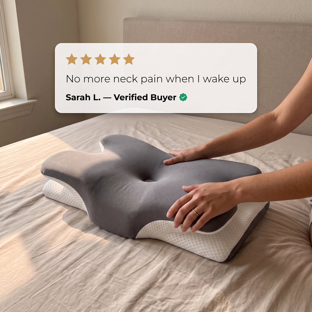 Cooling Memory Neck Pillow