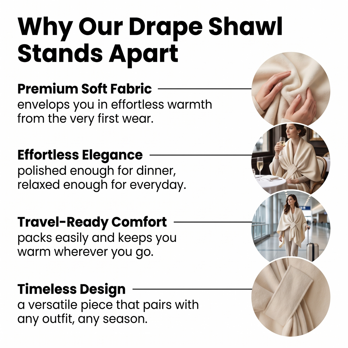 The Fleece Drape Shawl