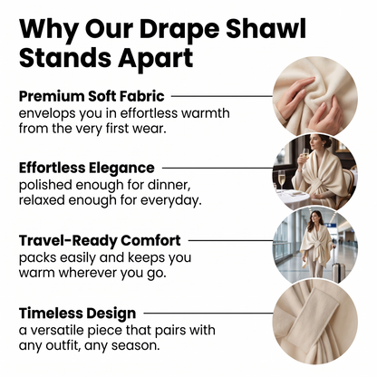 The Fleece Drape Shawl